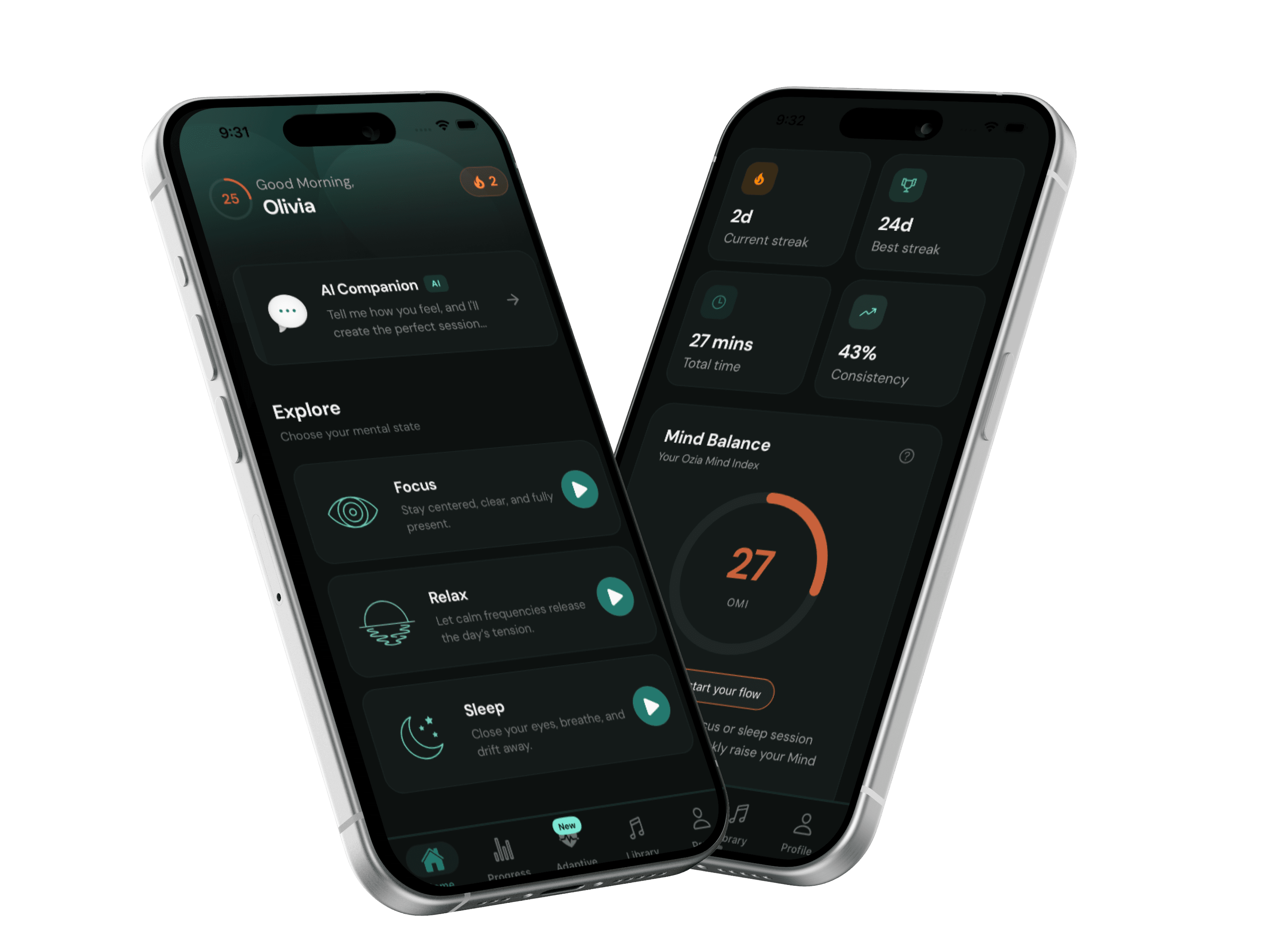 Ozia App on Multiple Devices - Laptop, Tablet, and iPhone